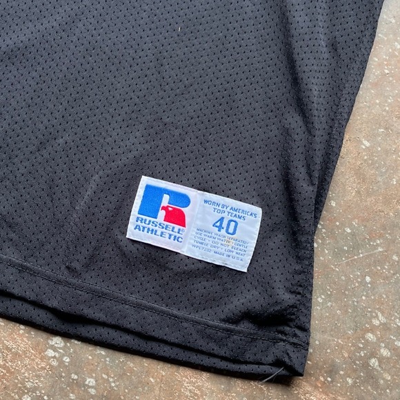 Vintage Russell Athletic Pittsburgh Steelers Rod Woodson 26 NFL Jersey Black 40 - Picture 6 of 10